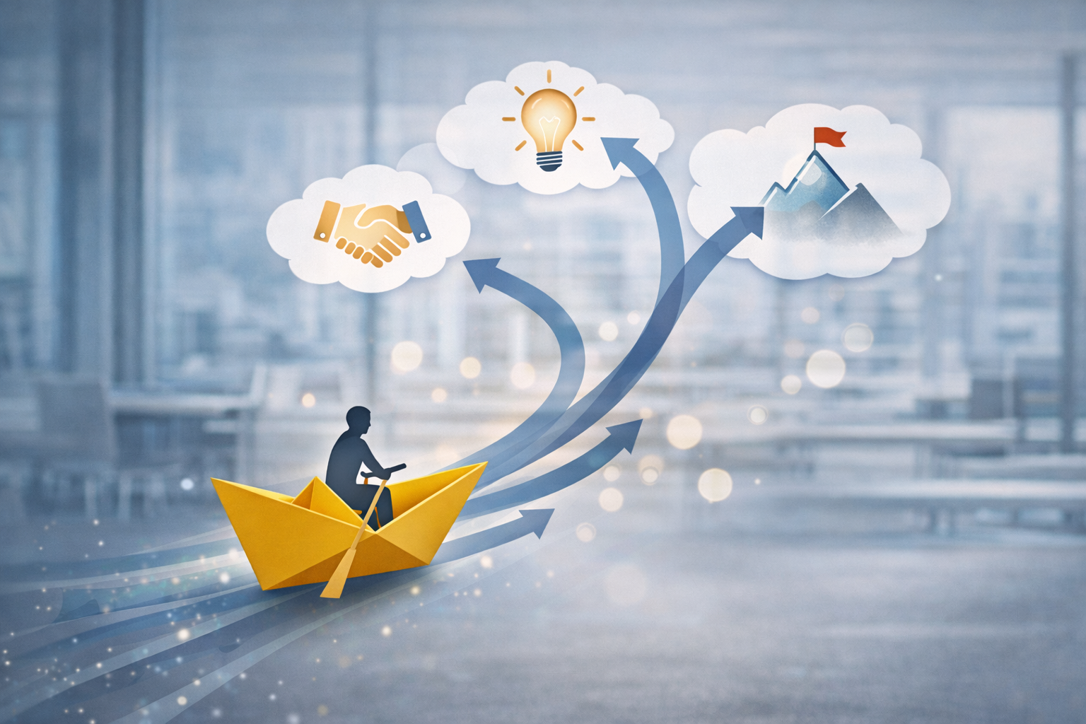 Coaching mit professioneller, positiver Ausstrahlung